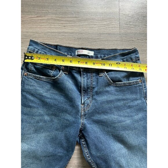 levis signature slim mens dark blue 30x28 Measured - Picture 6 of 7